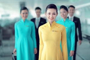 Tiếp viên của Hàng không Vietnam Airlines